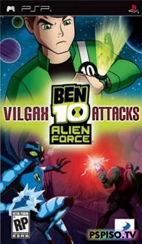 Ben 10: Alien Force - Vilgax Attacks (2009/PSP/ENG) - скачать бесплатно игры для psp, скачат игры на psp, псп, скачать игры для psp.