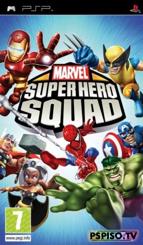 Marvel Super Hero Squad - игры для psp скачать, игры для psp, прошивка psp, скачать игры для psp.