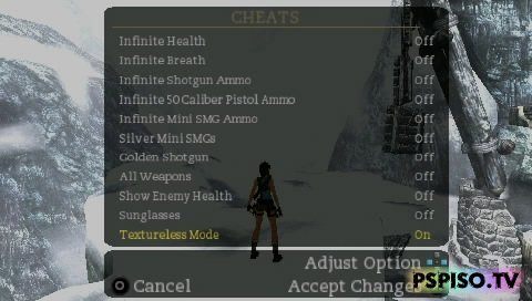 Видео-скрин-обзор Tomb Raider: Anniversary - psp, бесплатно psp, sony psp, скачать видео для psp.