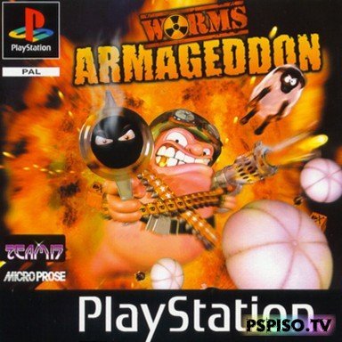 Worms Armageddon PSXENG - прошивка psp, скачать игры для psp, игры бесплатно для psp, игры для psp.