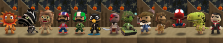 Пак из 100 костюмов для игры LittleBigPlanet! - игры нa psp, темы, игры бесплатно для psp, обои.