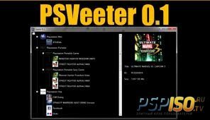 PSVeeter 0.8 - просмотр и удаление backup контента на PS Vita.
