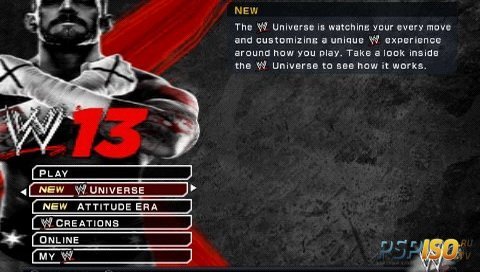 WWE 13 (PSP/ENG) (OLEGCROW MOD) (2013)