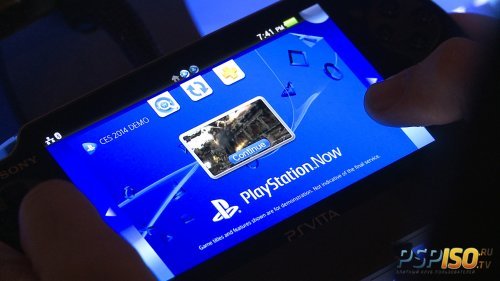 Демонстрация запуска Playstation Now на PS Vita