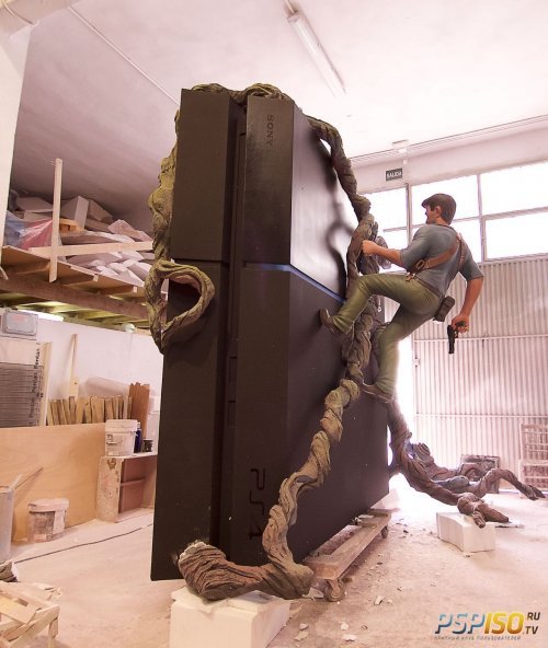 В Испании построена статуя Натана Дрейка в честь релиза Uncharted 4