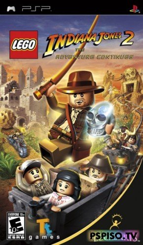 LEGO Indiana Jones 2: The Adventure Continues - USA 5.xx Patched -    psp,  psp,  psp,   psp.
