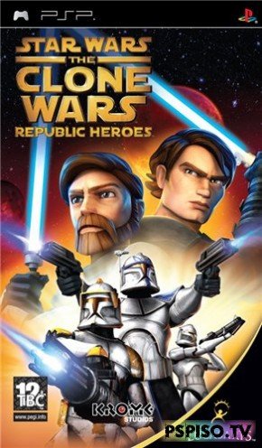 Star Wars The Clone Wars: Republic Heroes (2009/PSP/ENG) - psp, psp slim, psp скачать, бесплатно psp.