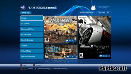    PlayStation Store  PSP