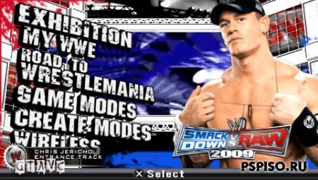 WWE SmackDown vs. Raw 2009 - ,  ,  ,   psp.
