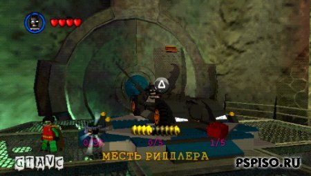 LEGO Batman: The Videogame - Rus - прошивки для psp, бесплатно, видео, игры для psp.