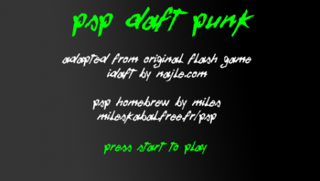 PSP Daft Punk (Homebrew)