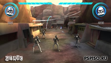Star Wars: The Clone Wars Republic Heroes - EUR - psp бесплатно, игры для psp скачать, psp 3008, игры для psp.