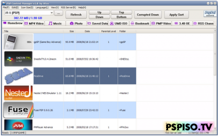 PSP Content Manager