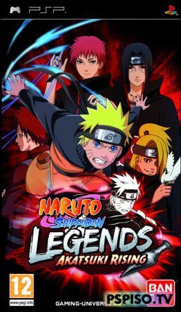 Naruto Shippuden: Legends: Akatsuki Rising. ISO ENG -  psp, psp , psp ,  psp.