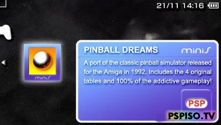 Pinball Dreams EUR MINIS-FULL - ,   psp,   psp,   psp .