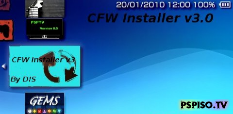 CFW Installer v3.0 - psp ,  , psp gta,   psp.