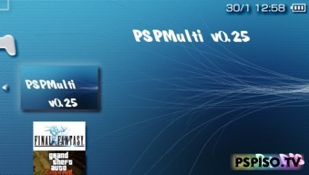 PSPMulti v0.25 -   psp ,    psp ,   a psp,  .
