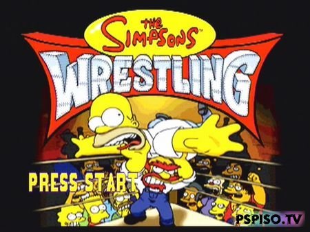 The Simpsons Wrestling PSX - ,    psp, , .