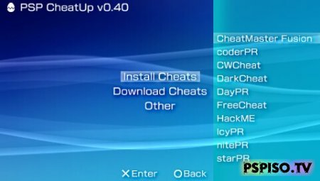 PSP CheatUp v0.50 -  psp,     psp,    psp,  .