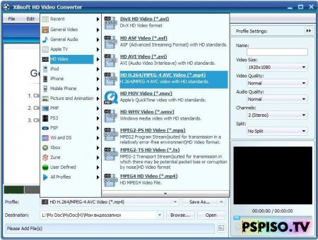 Xilisoft Video Converter (2009-2010) Portable - ,   psp,  ,  .