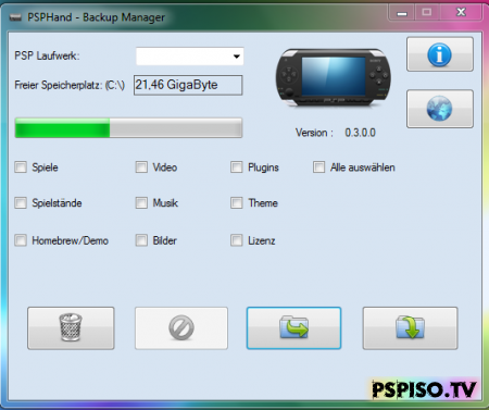 PSPHand 0.4.0 -   psp,  ,  ,   .