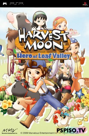 Harvest Moon: Hero of Leaf Valley - USA -   psp,    psp,    psp, psp.