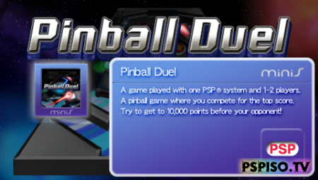 PSP-Minis Pinball Duel ENG -  ,  psp,  ,    psp.