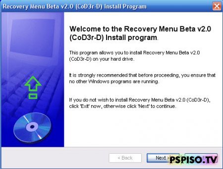 Recovery Menu Beta v2.0 (Recovery Menu by CoD3r) - ,   ,  psp,  .