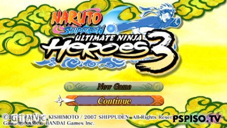 Naruto Shippuden: Ultimate Ninja Heroes 3 - EUR - psp gta,  ,  ,  .