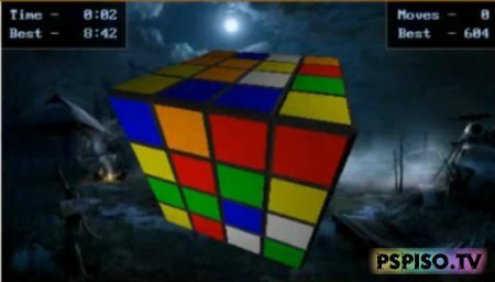 PSP Rubik's Cube v3.21  -  a psp,  ,  ,   .