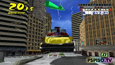 Crazy Taxi: Fare Wars 2.01 / NEW VERSION - USA - скачать игры на psp бесплатно, видео, фильмы на psp, psp.