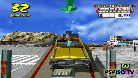 Crazy Taxi: Fare Wars 2.01 / NEW VERSION - USA - обои, видео, игры для psp, без регистрации.