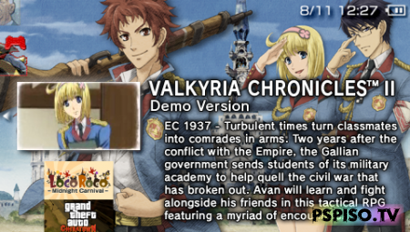 Valkyria Chronicles 2 DEMO - USA