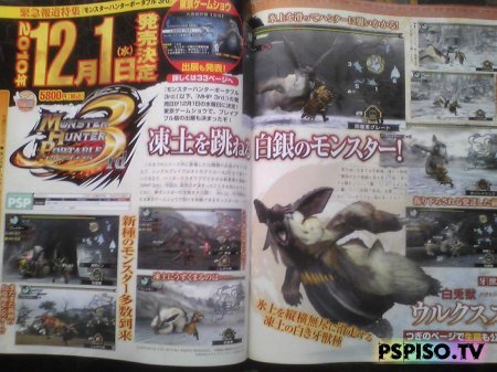    Monster Hunter 3rd +    -    psp ,    psp,  , psp 3008.