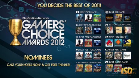 Gamers Choice Awards 2012 -   