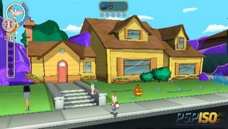 Финес и Ферб Покорение 2-го измерения / Phineas and Ferb Across the 2nd Dimension (PSP/RUS)