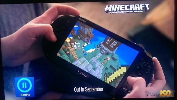 Minecraft для PS Vita перенесена на сентябрь?