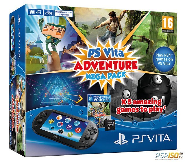 Новый бандл PS Vita - Adventure Mega Pack