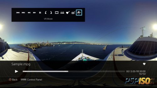 Медиаплеер в PS4 обзавелся поддержкой 360-градусного видео