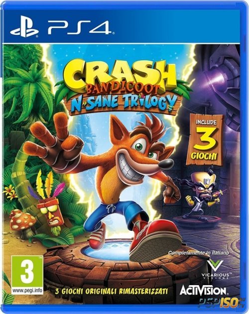Crash Bandicoot N’sane Trilogy для PS4