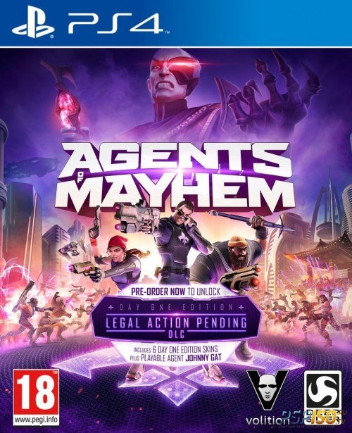 Agents of Mayhem STEELBOOK Edition для PS4
